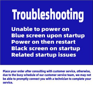 Quickly handle technical issues related to the online remote maintenance system for computer startup failures, with professional technical guidance and real-time repair assistance